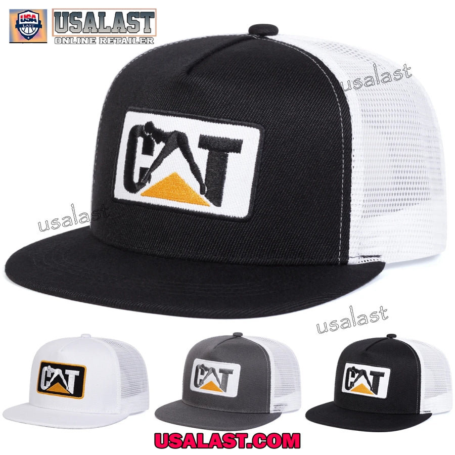 Caterpillar Sexy Logo Embroidery Trucker Cap Hat - Adult & Kids T-Shirts, Sweatshirts & Hoodies apparel design preview 1