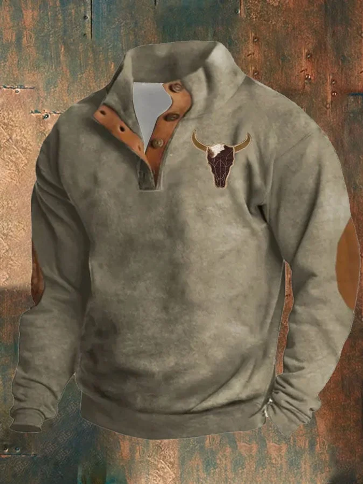 Men's Retro Western Color Block Print - Adult & Kids T-Shirts, Sweatshirts & Hoodies apparel design preview 1