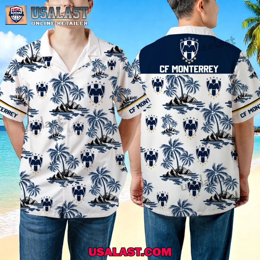 CF Monterrey Aloha Hawaiian - Adult & Kids T-Shirts, Sweatshirts & Hoodies apparel design preview 1