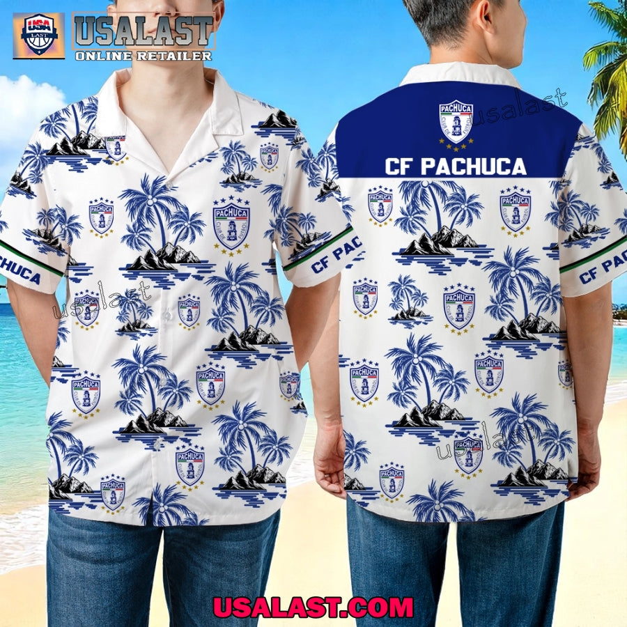 CF Pachuca Aloha Hawaiian - Adult & Kids T-Shirts, Sweatshirts & Hoodies apparel design preview 1