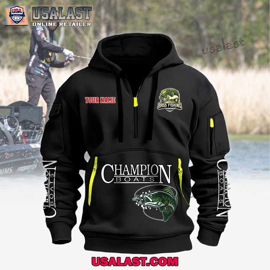Champion Boats Fishing Custom Name Heavy - Adult & Kids T-Shirts, Sweatshirts & Hoodies apparel design preview 1