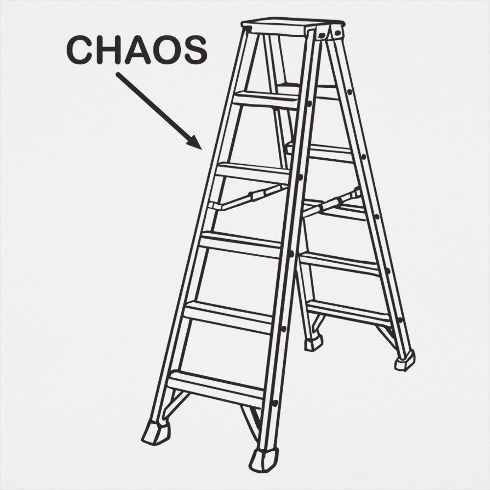 Chaos Ladder - Adult & Kids T-Shirts, Sweatshirts & Hoodies apparel design preview 1