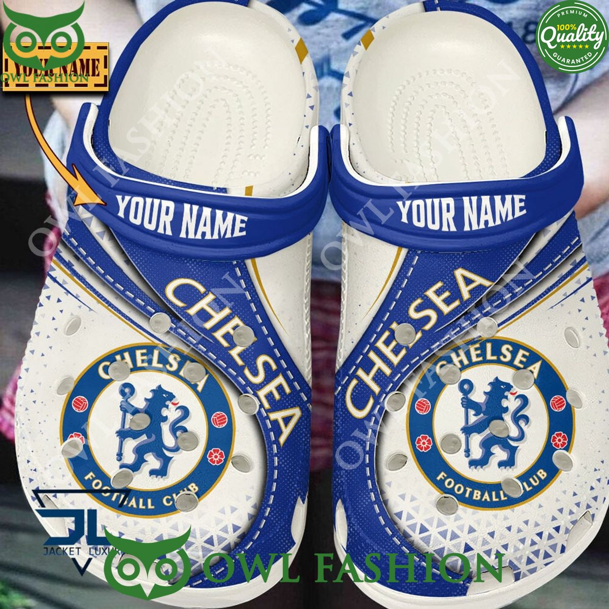 Chelsea FC Football club Customized Croc Premier - Adult & Kids T-Shirts, Sweatshirts & Hoodies apparel design preview 1