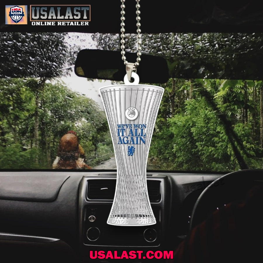 Chelsea's We've Won It All Again Car Hanging - Adult & Kids T-Shirts, Sweatshirts & Hoodies apparel design preview 1