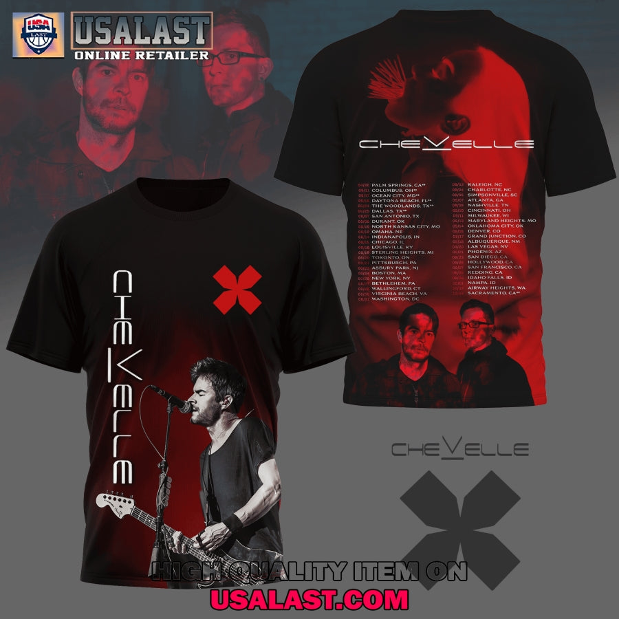 Chevelle 2025 World Tour 3D - Adult & Kids T-Shirts, Sweatshirts & Hoodies apparel design preview 1