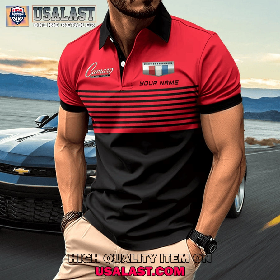 Chevrolet Camaro Custom Name Men Polo - Adult & Kids T-Shirts, Sweatshirts & Hoodies apparel design preview 1