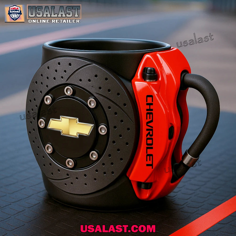 Chevrolet Car Logo Brake Caliper Mug - Adult & Kids T-Shirts, Sweatshirts & Hoodies apparel design preview 1