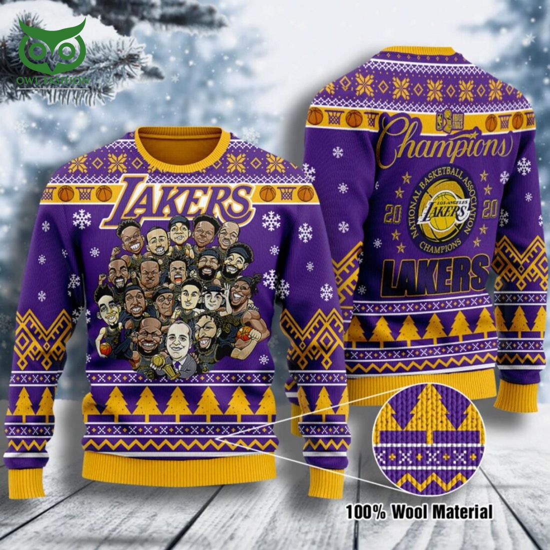 Chibi Los Angeles Lakers NBA Champions La Laker - Adult & Kids T-Shirts, Sweatshirts & Hoodies apparel design preview 1