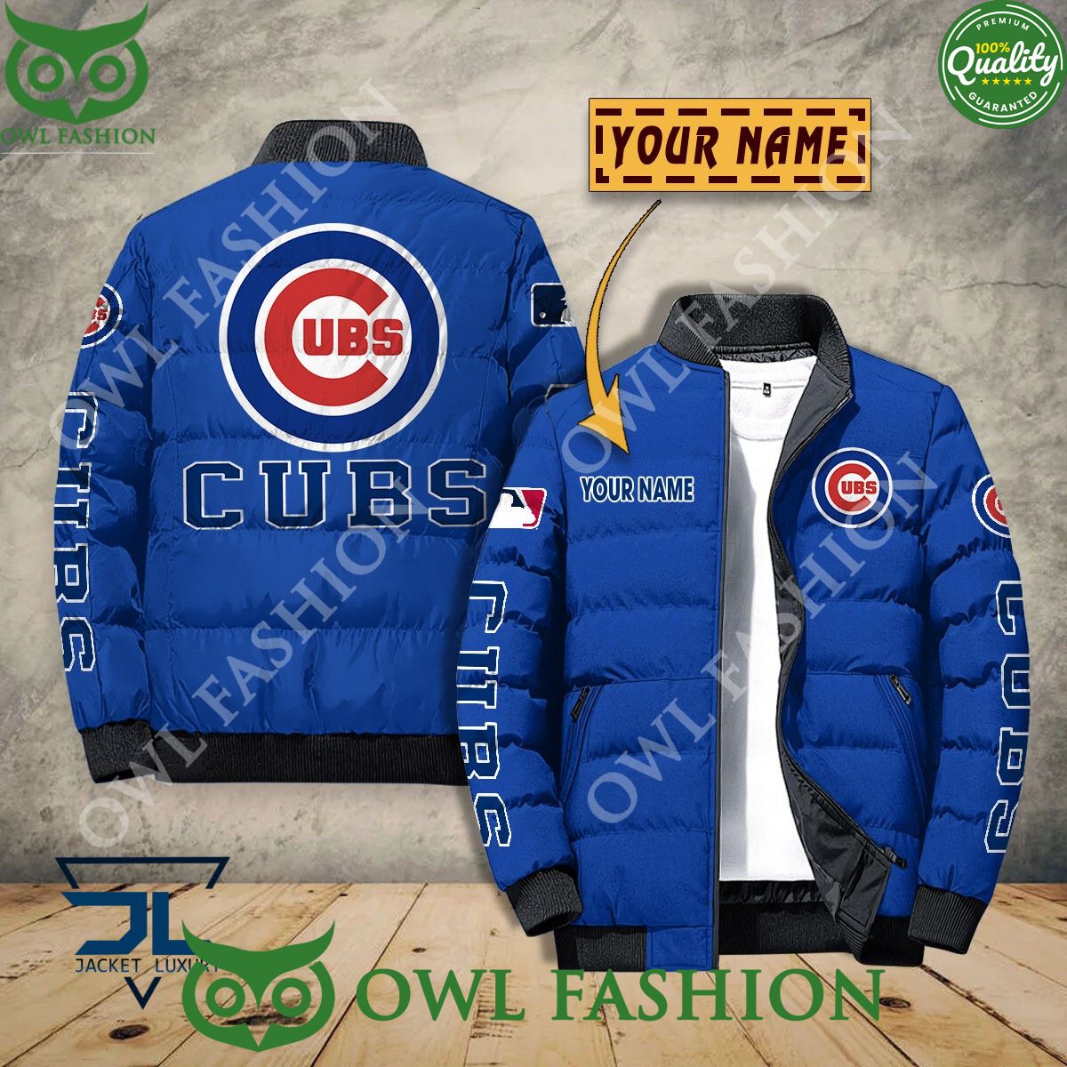 Chicago Cubs Custom Name MLB Baseball Jacket Sport - Adult & Kids T-Shirts, Sweatshirts & Hoodies apparel design preview 1