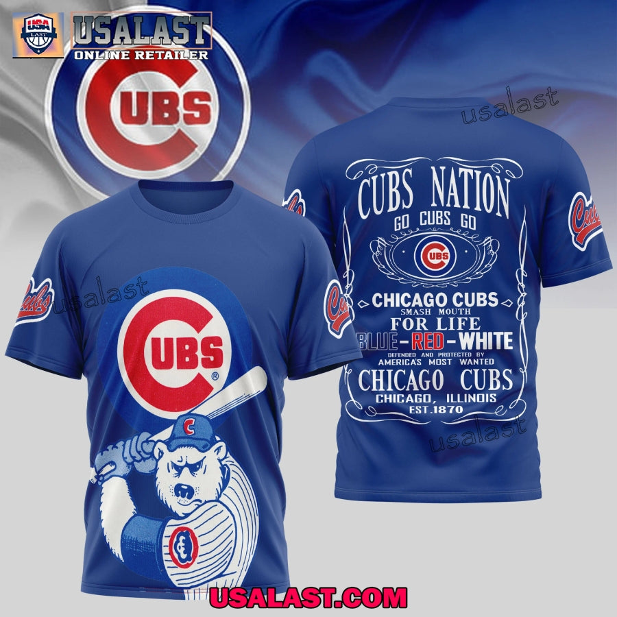 Chicago Cubs Go 2025 3D - Adult & Kids T-Shirts, Sweatshirts & Hoodies apparel design preview 1