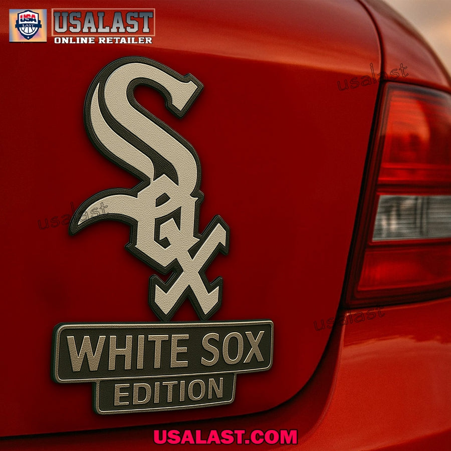 Chicago White Sox Car Emblem Custom 3D Badge - Adult & Kids T-Shirts, Sweatshirts & Hoodies apparel design preview 1
