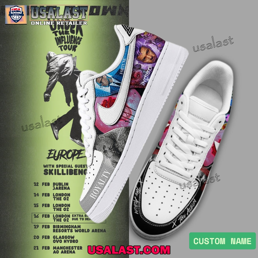 Chris Brown Royalty Custom Air Force 1s Sneakers - Adult & Kids T-Shirts, Sweatshirts & Hoodies apparel design preview 1
