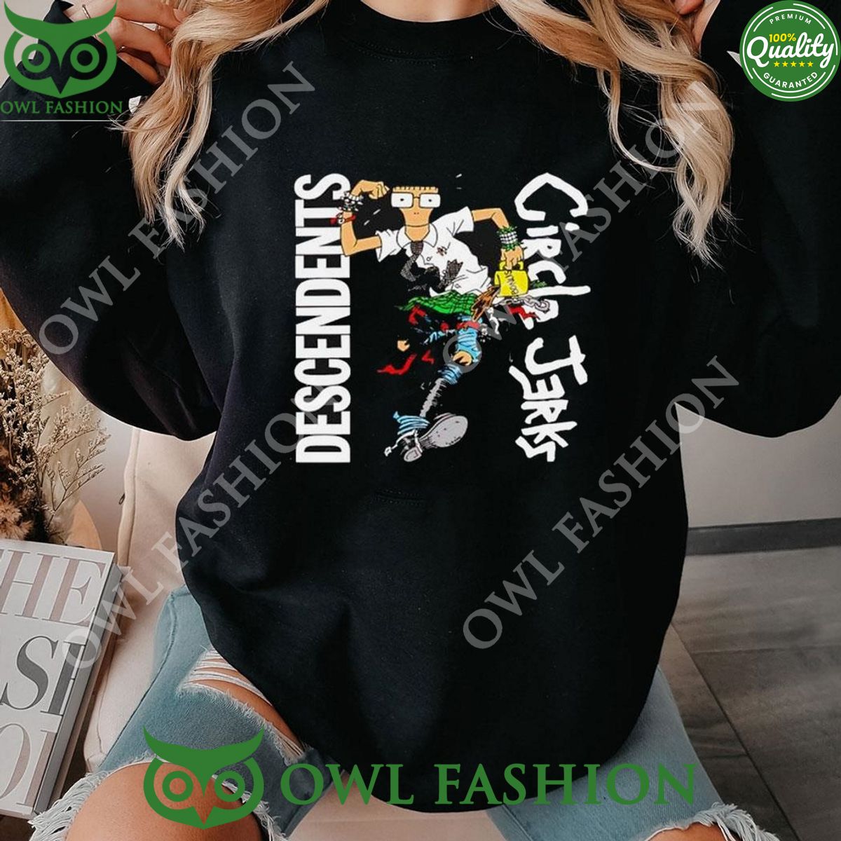 Circle Jerks 2024 Collab Tour 2D - Adult & Kids T-Shirts, Sweatshirts & Hoodies apparel design preview 1