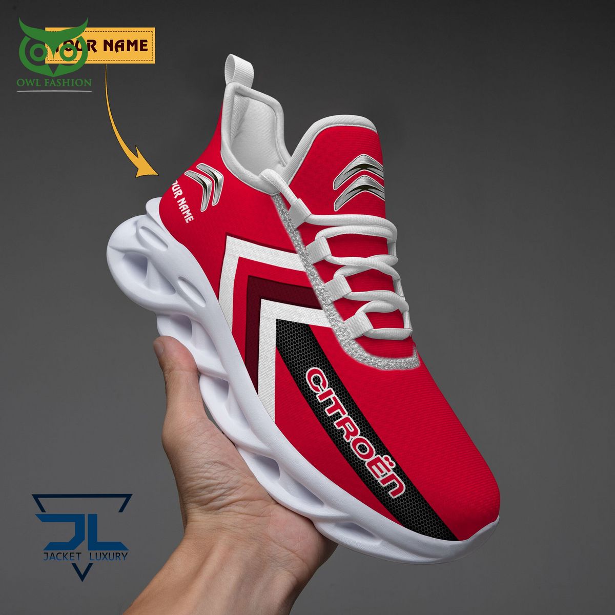 Citroen Car Brand Logo Customized Max Soul Shoes - Adult & Kids T-Shirts, Sweatshirts & Hoodies apparel design preview 1