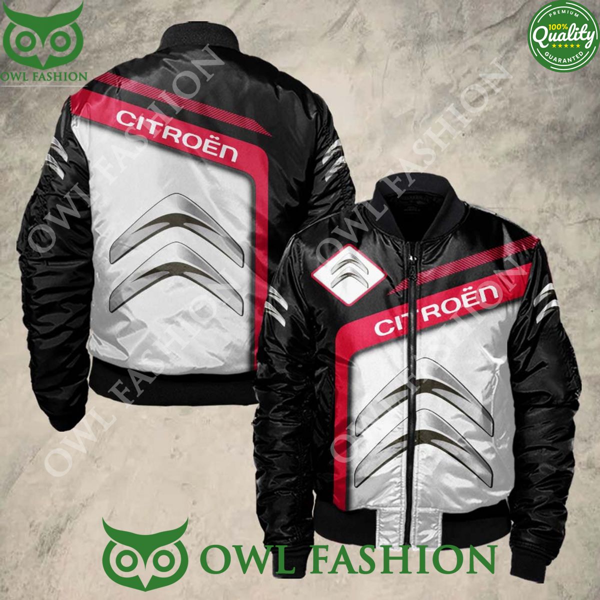 Citroen Sport 3D Bomber Jacket - Adult & Kids T-Shirts, Sweatshirts & Hoodies apparel design preview 1