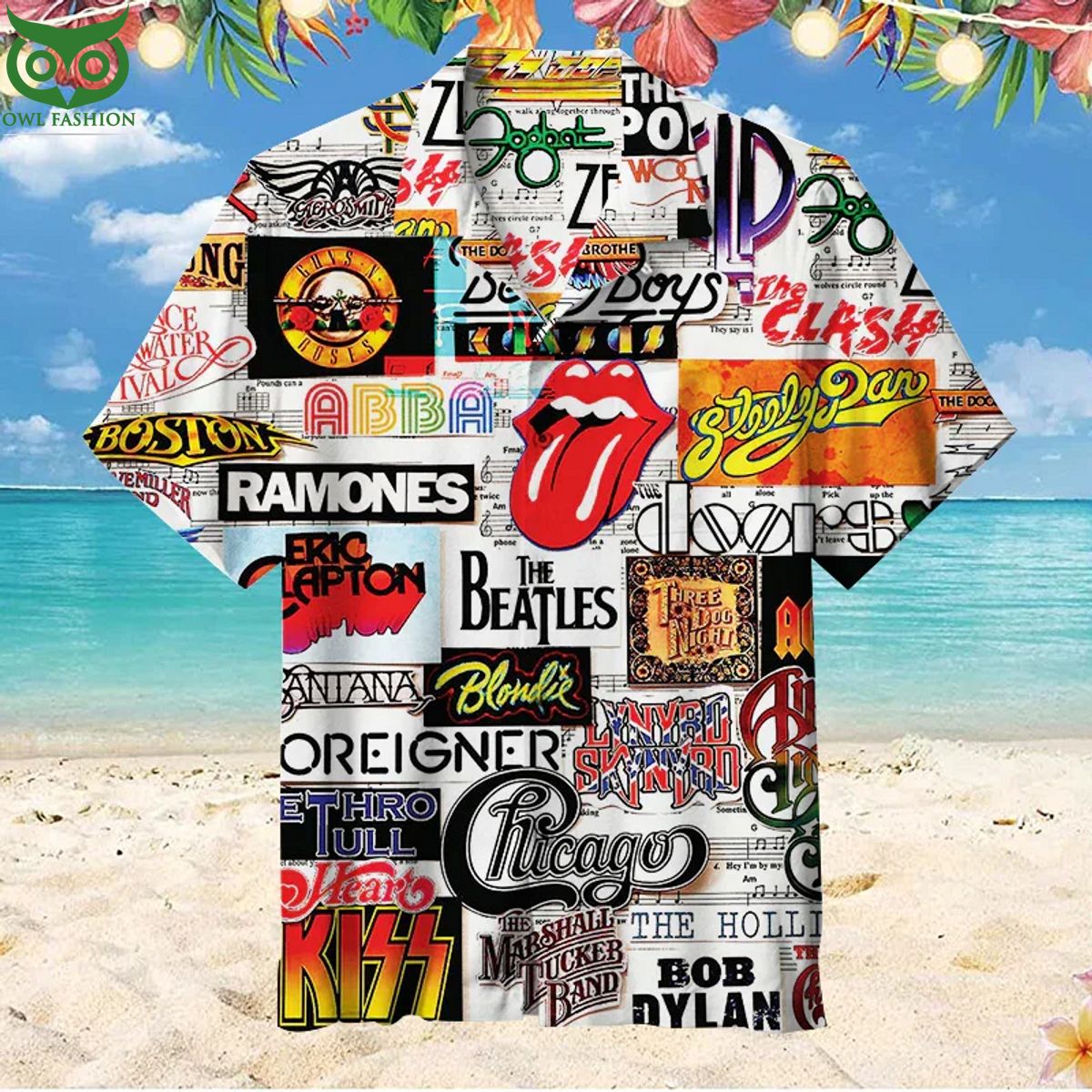Classic Rock Unisex Hawaiian - Adult & Kids T-Shirts, Sweatshirts & Hoodies apparel design preview 1