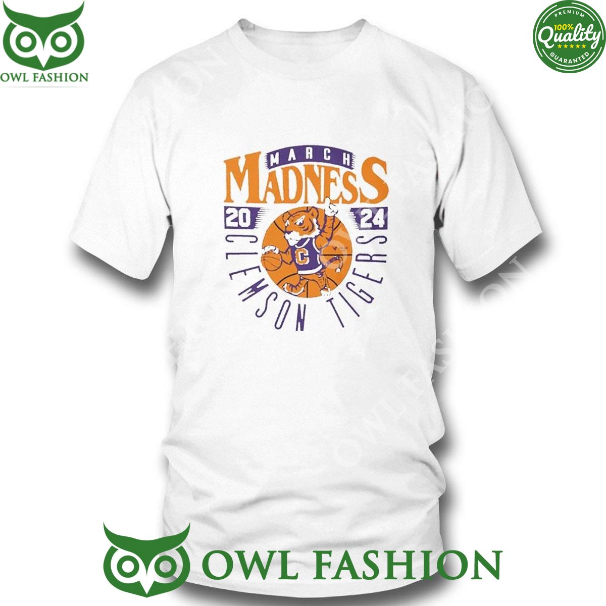 Clemson Tigers March Madness Mascot NCAA - Adult & Kids T-Shirts, Sweatshirts & Hoodies apparel design preview 1