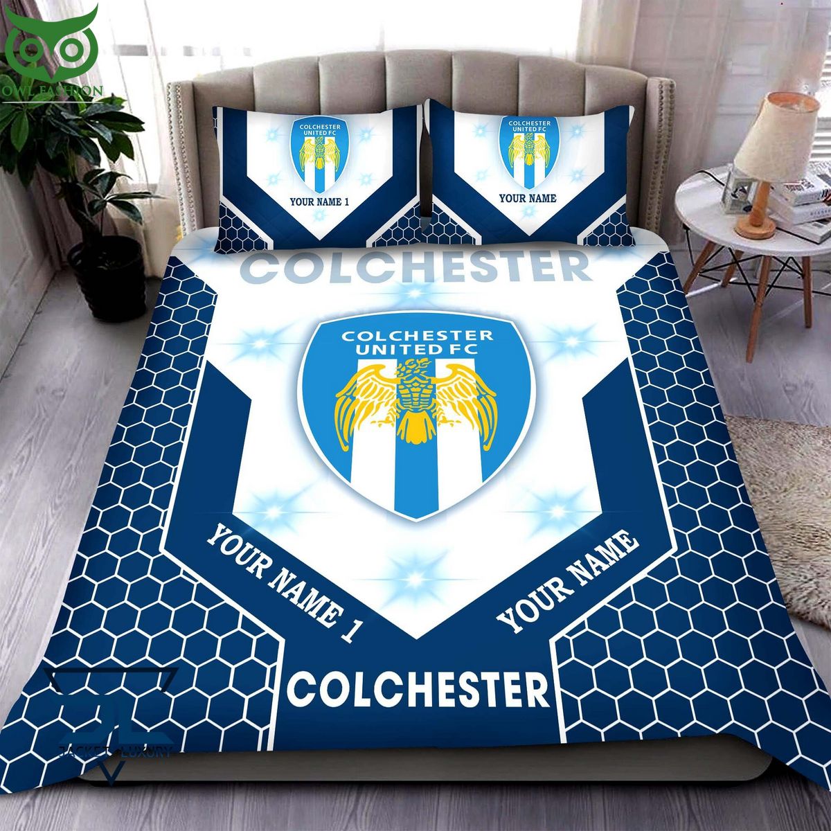 Colchester United Personalized EFL Bedding Set - Adult & Kids T-Shirts, Sweatshirts & Hoodies apparel design preview 1