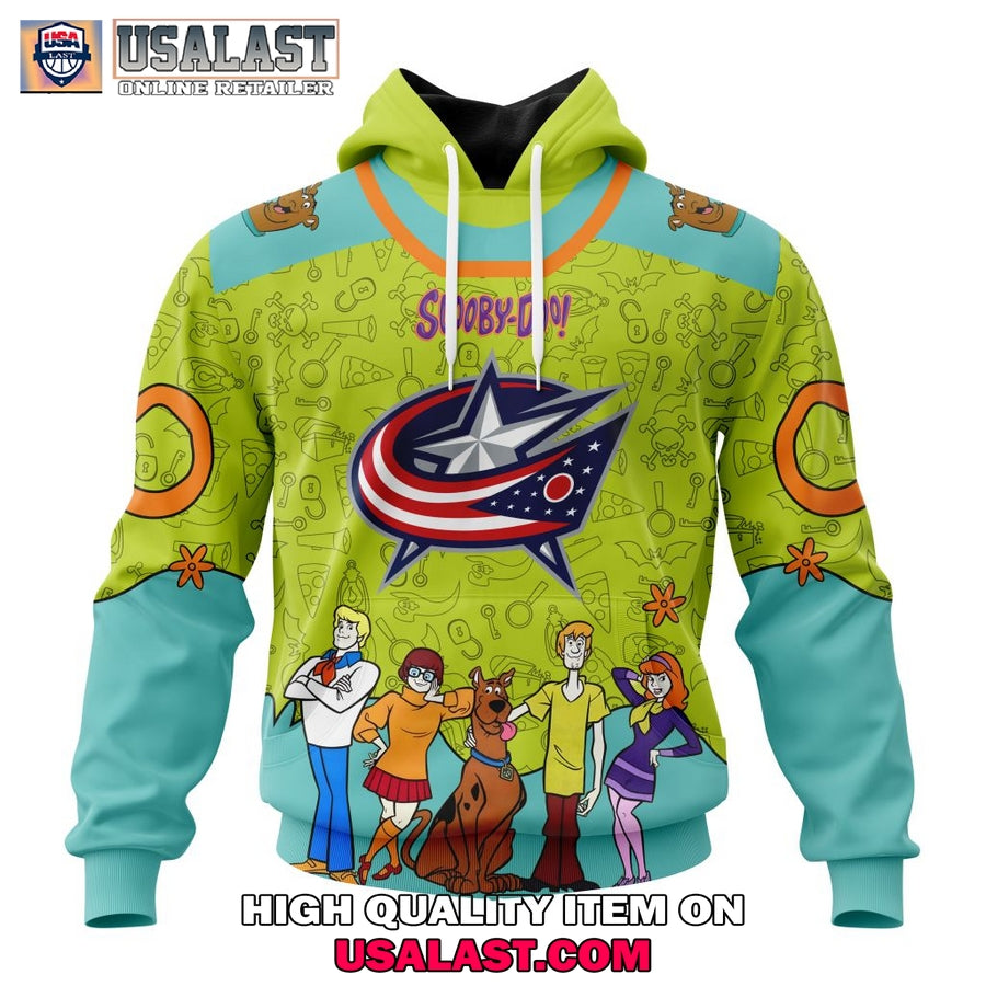 Columbus Blue Jackets x Scooby Doo Special - Adult & Kids T-Shirts, Sweatshirts & Hoodies apparel design preview 1