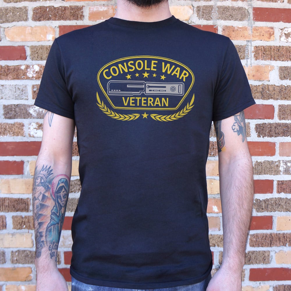 Console War Veteran - Adult & Kids T-Shirts, Sweatshirts & Hoodies apparel design preview 1