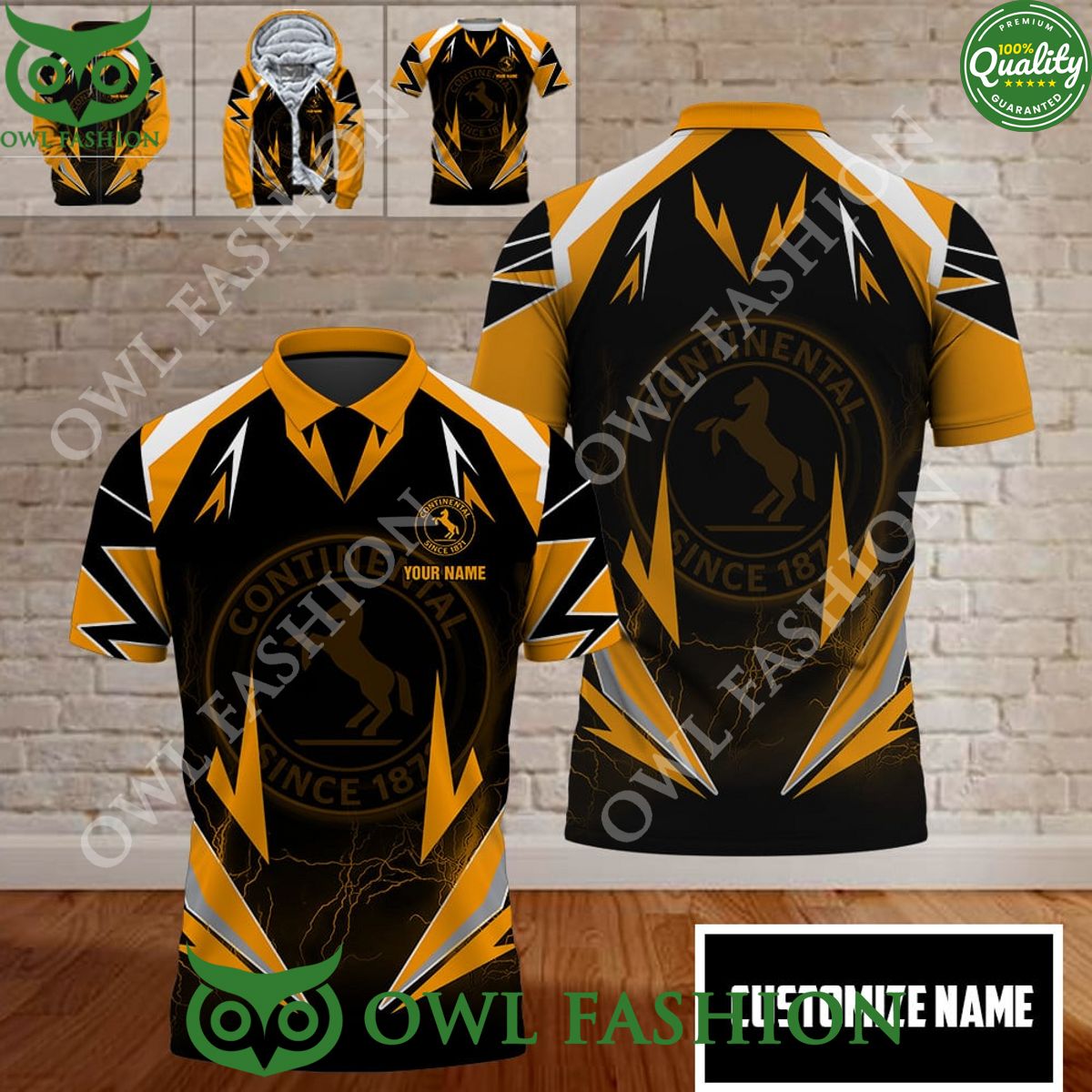 Continental German multinational automotive parts - Adult & Kids T-Shirts, Sweatshirts & Hoodies apparel design preview 1