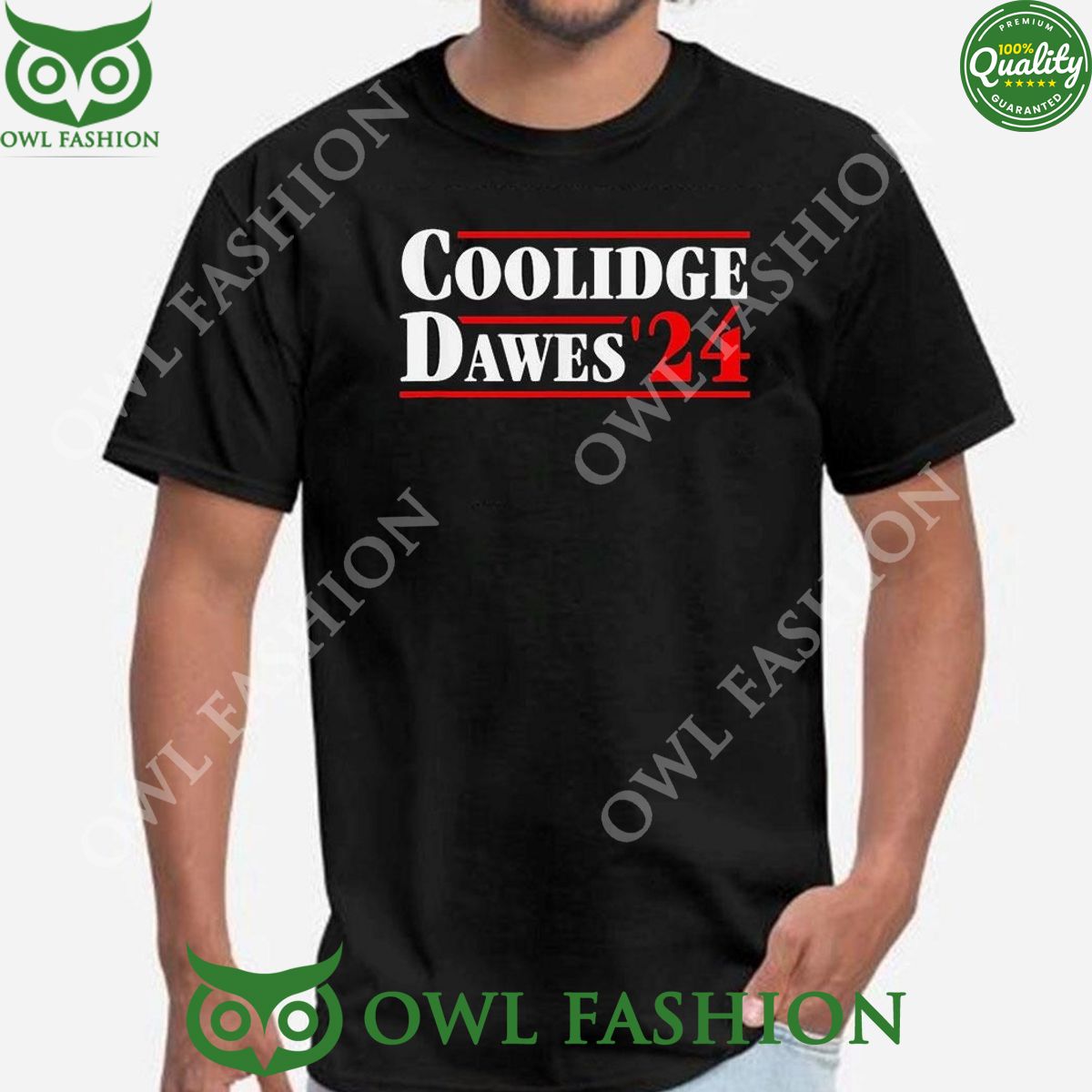 Coolidge Dawes Basic Black 2024 - Adult & Kids T-Shirts, Sweatshirts & Hoodies apparel design preview 1
