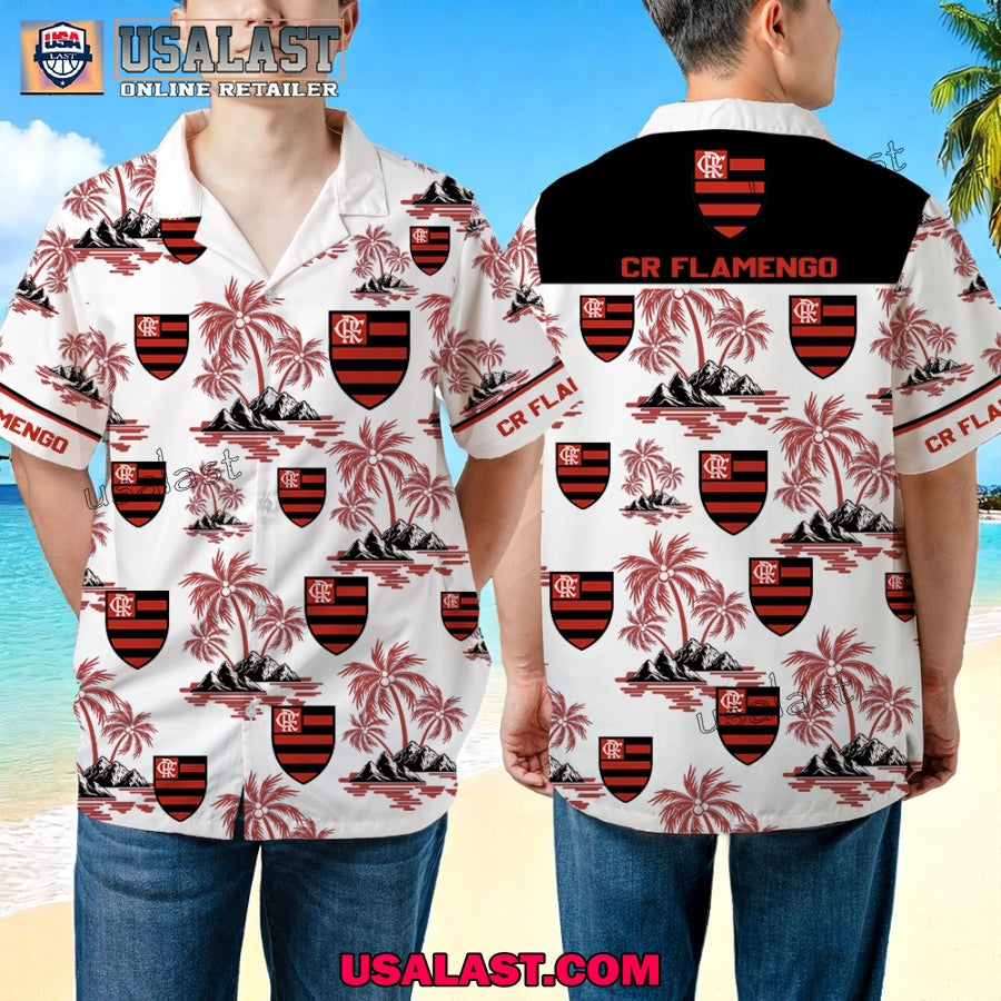 CR Flamengo Summer Hawaiian Outfit 2025 - Adult & Kids T-Shirts, Sweatshirts & Hoodies apparel design preview 1
