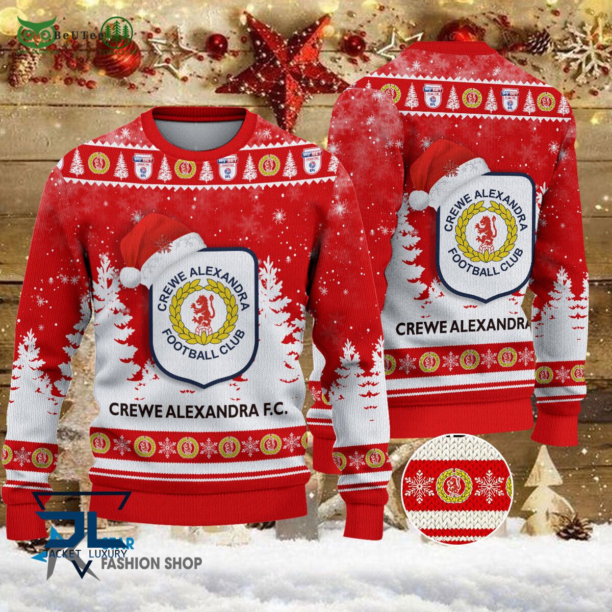Crewe Alexandra EFL English Football League Champions - Adult & Kids T-Shirts, Sweatshirts & Hoodies apparel design preview 1