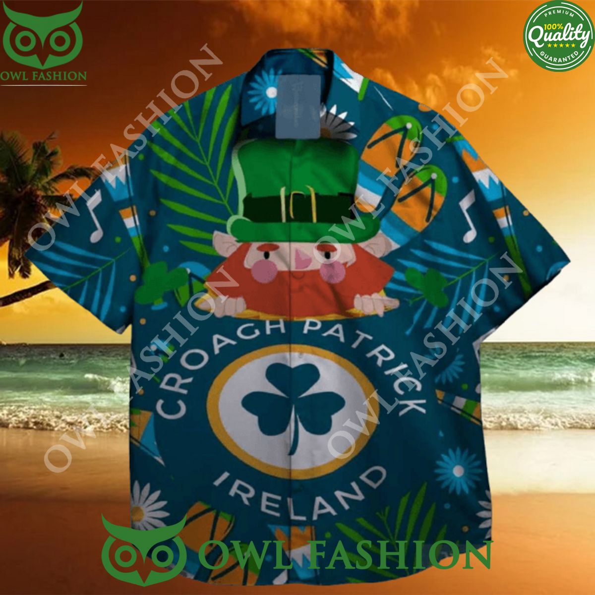 Croach patrick ireland shamrocks st day summer - Adult & Kids T-Shirts, Sweatshirts & Hoodies apparel design preview 1