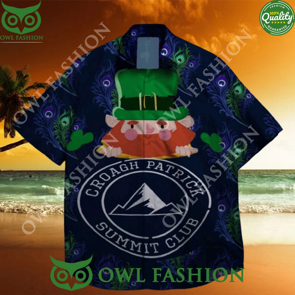 Croach patrick summit club and shamrock st day - Adult & Kids T-Shirts, Sweatshirts & Hoodies apparel design preview 1