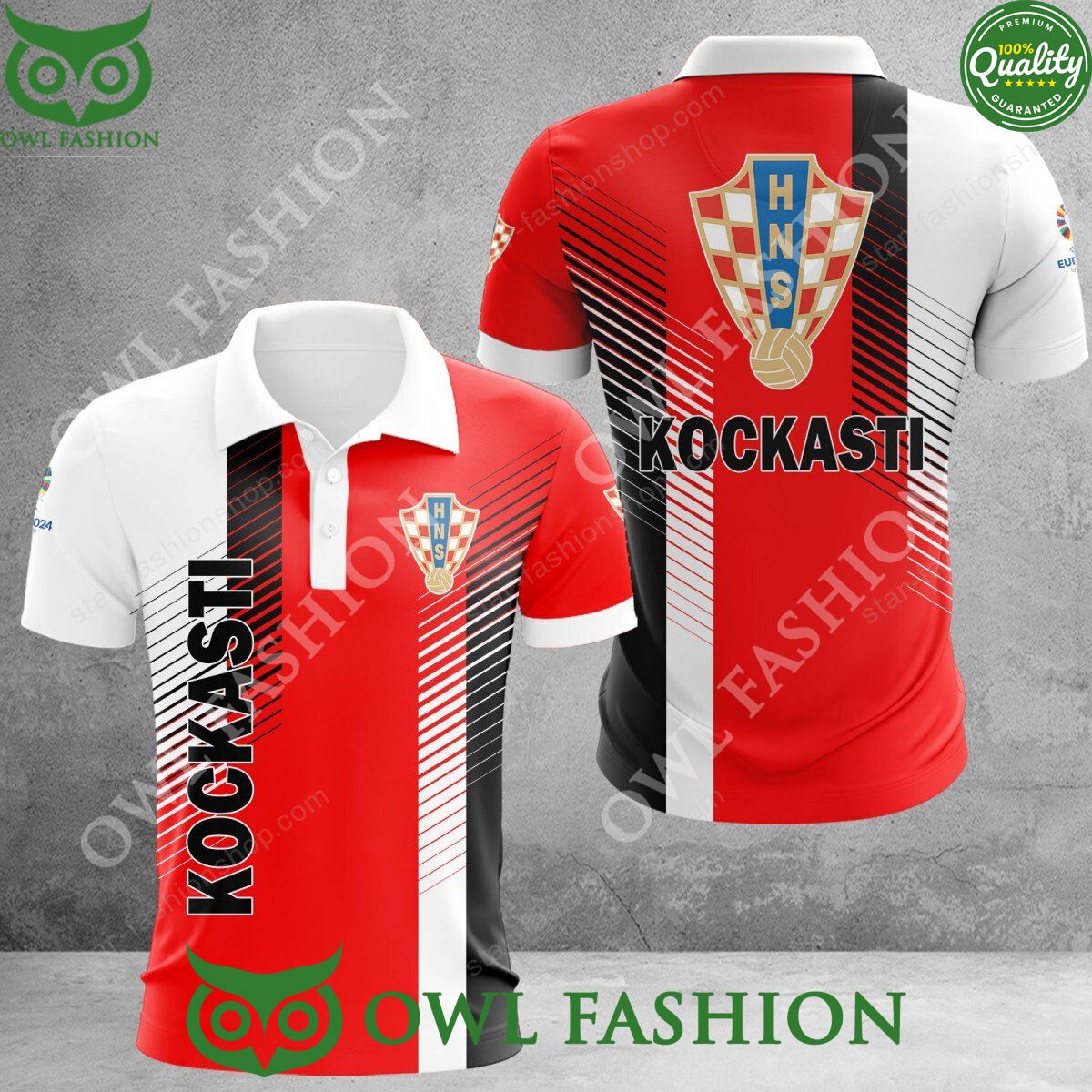 Croatia national football team Logo White Black Red - Adult & Kids T-Shirts, Sweatshirts & Hoodies apparel design preview 1