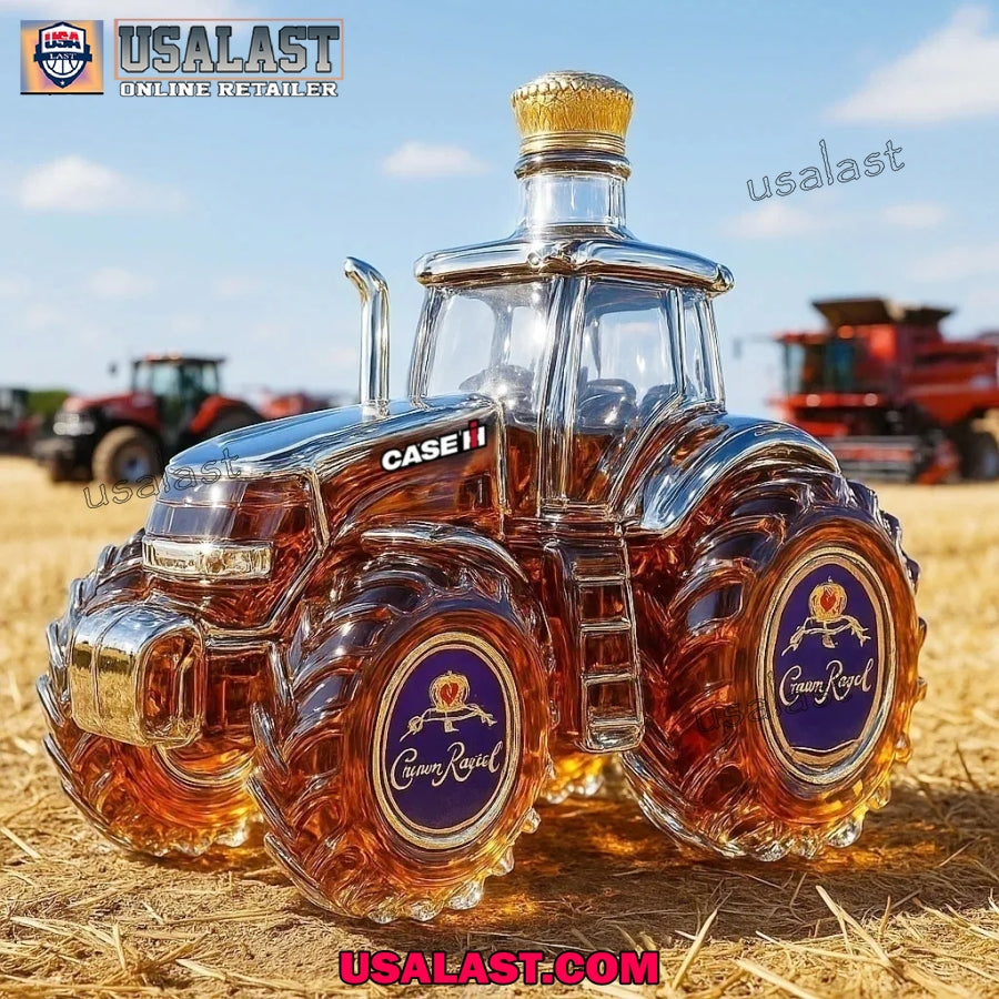 Crown Royal Case IH Tractor Whisky Bottle - Adult & Kids T-Shirts, Sweatshirts & Hoodies apparel design preview 1