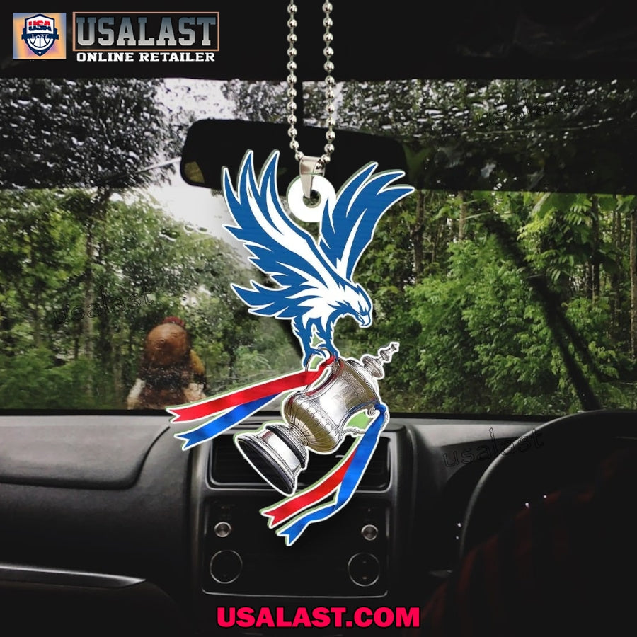 Crystal Palace 2025 FA Cup Champions Car Ornament, - Adult & Kids T-Shirts, Sweatshirts & Hoodies apparel design preview 1