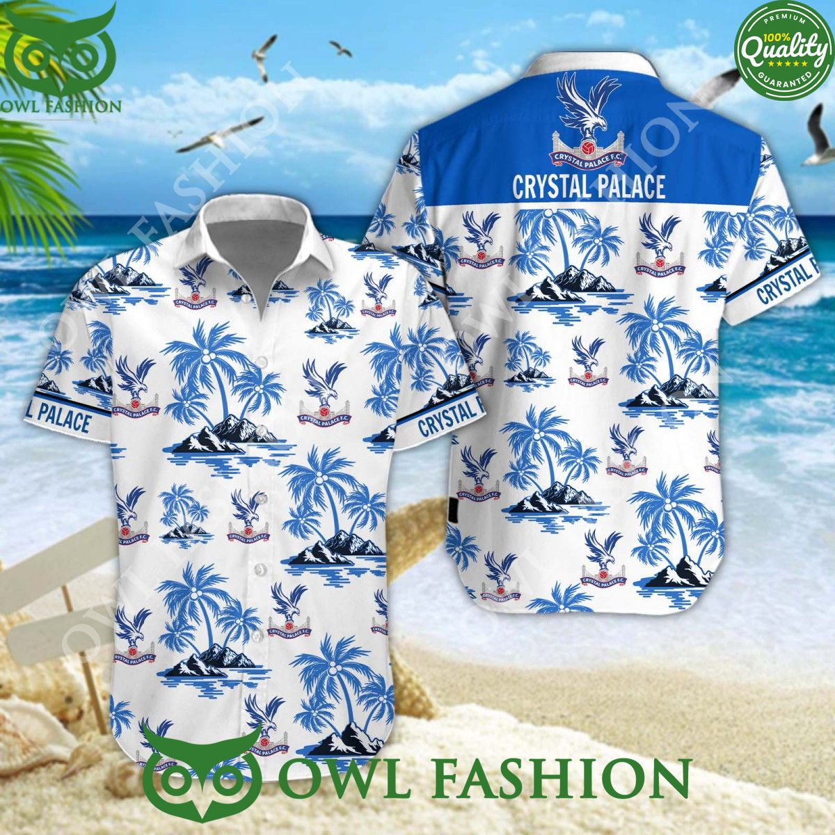 Crystal Palace F.C EPL Oliver Glasner Coconut - Adult & Kids T-Shirts, Sweatshirts & Hoodies apparel design preview 1