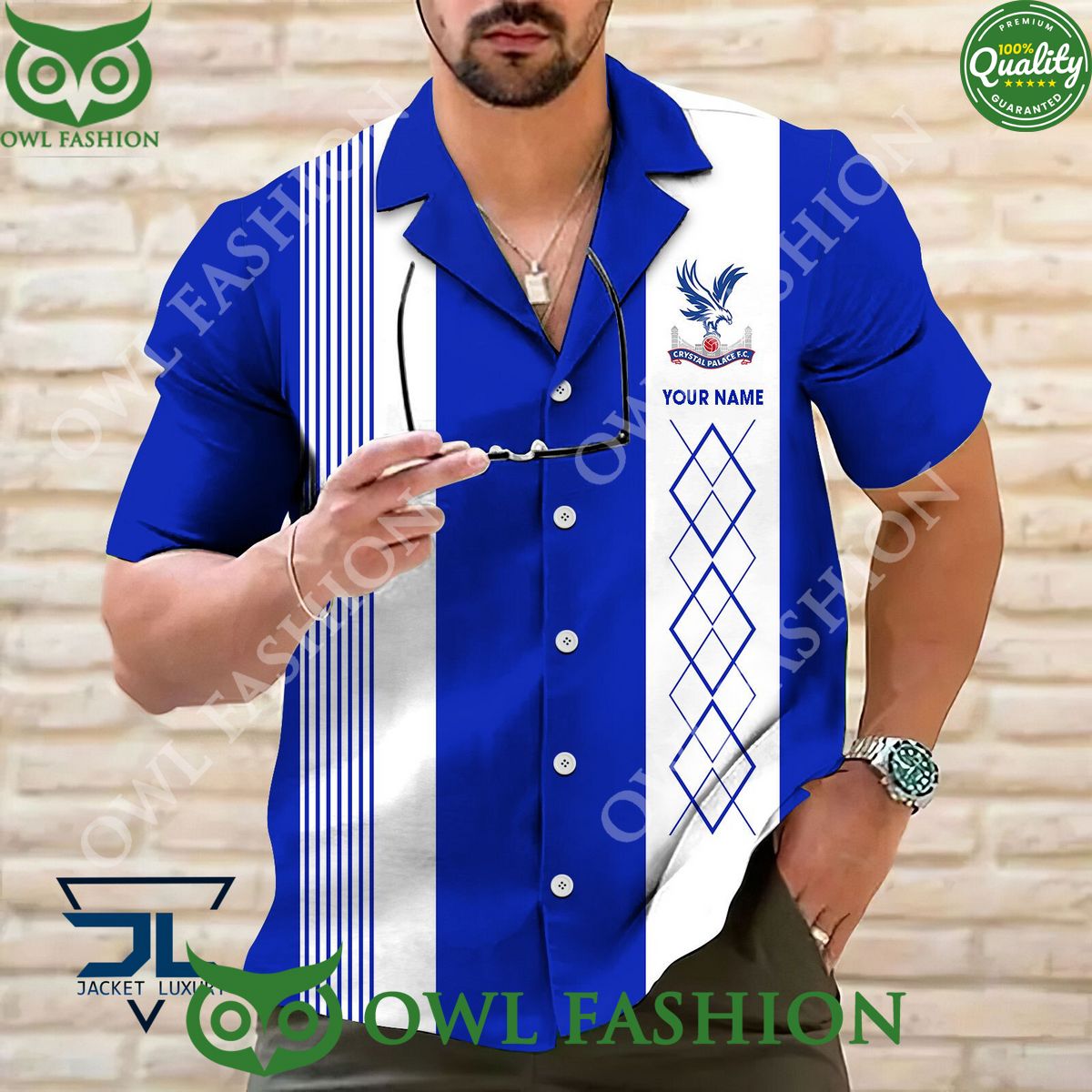 Crystal Palace F.C Premier League Custom Stripe Lines - Adult & Kids T-Shirts, Sweatshirts & Hoodies apparel design preview 1