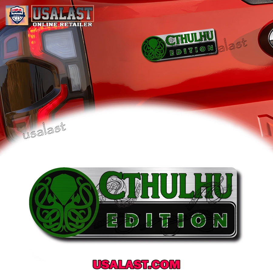 Cthulhu Edition Laser Engraved Car Name Badge - Adult & Kids T-Shirts, Sweatshirts & Hoodies apparel design preview 1