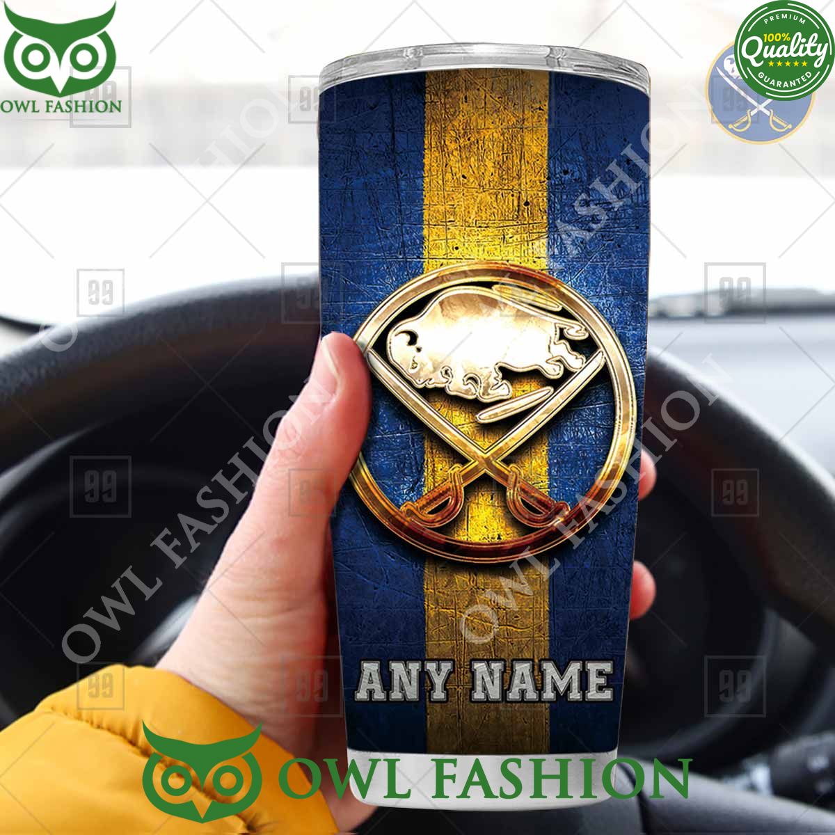Custom Name Buffalo Sabres NHL Old Metal Tumbler - Adult & Kids T-Shirts, Sweatshirts & Hoodies apparel design preview 1