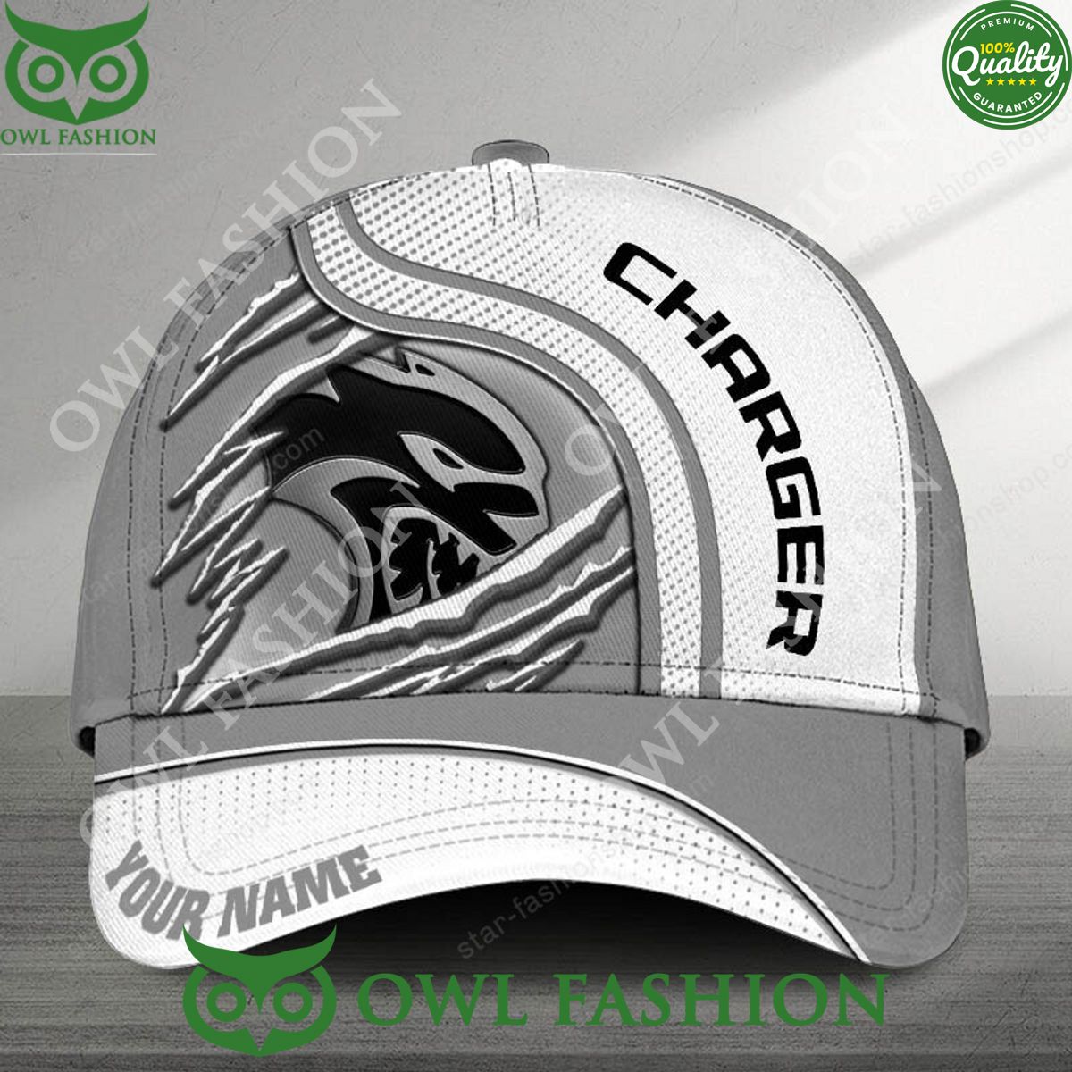Custom Name Dodge Charger New Car Claw Scratches - Adult & Kids T-Shirts, Sweatshirts & Hoodies apparel design preview 1