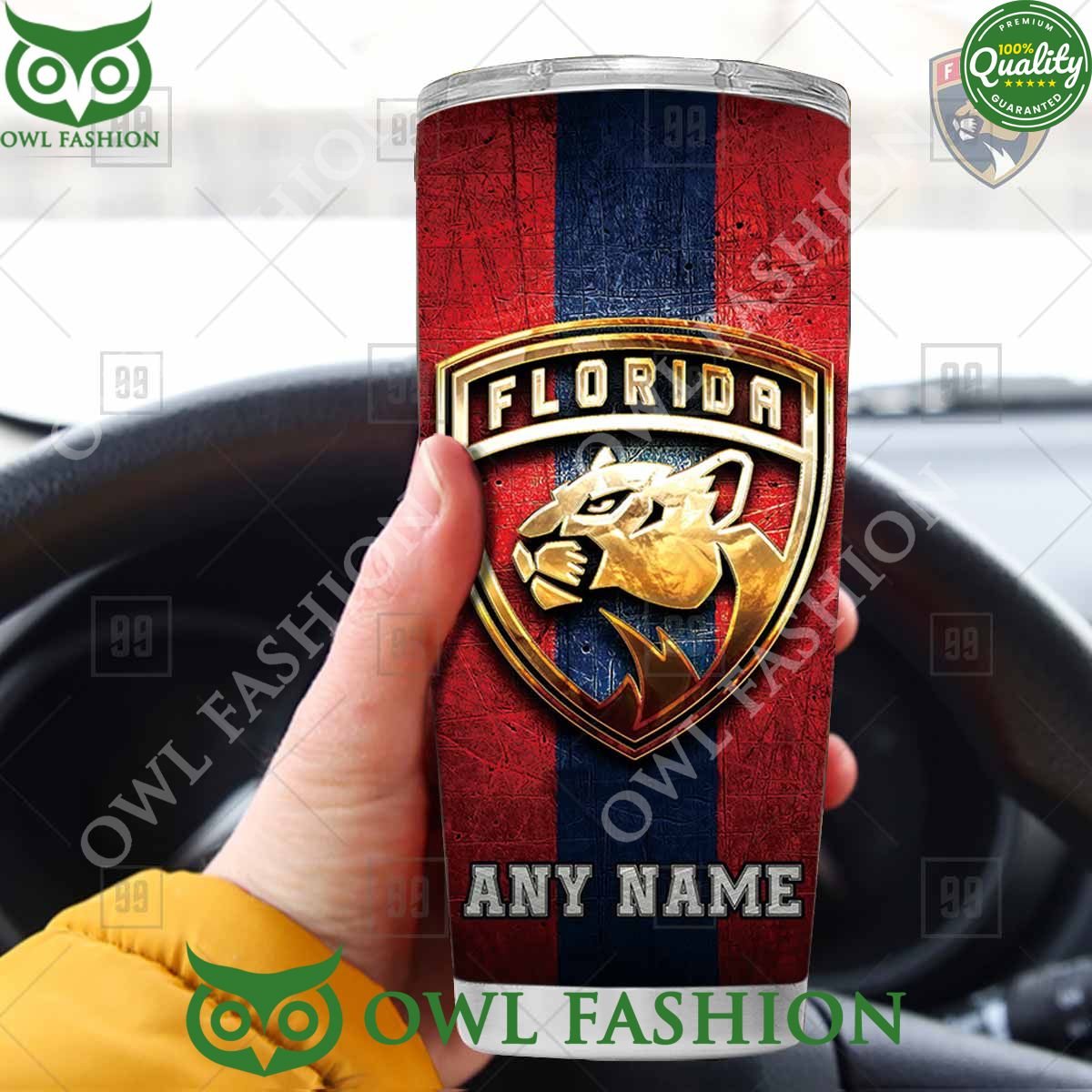 Custom Name Florida Panthers NHL Old Metal Tumbler - Adult & Kids T-Shirts, Sweatshirts & Hoodies apparel design preview 1