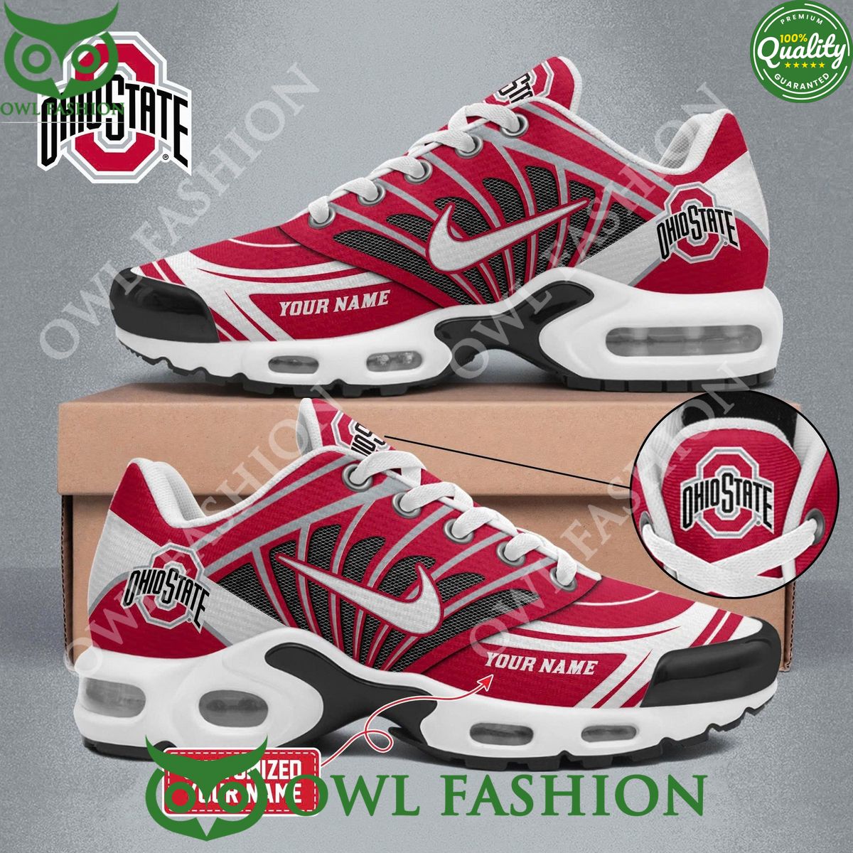 Custom Name Jesus won Ohio State 2024 Air Max Shoes - Adult & Kids T-Shirts, Sweatshirts & Hoodies apparel design preview 1