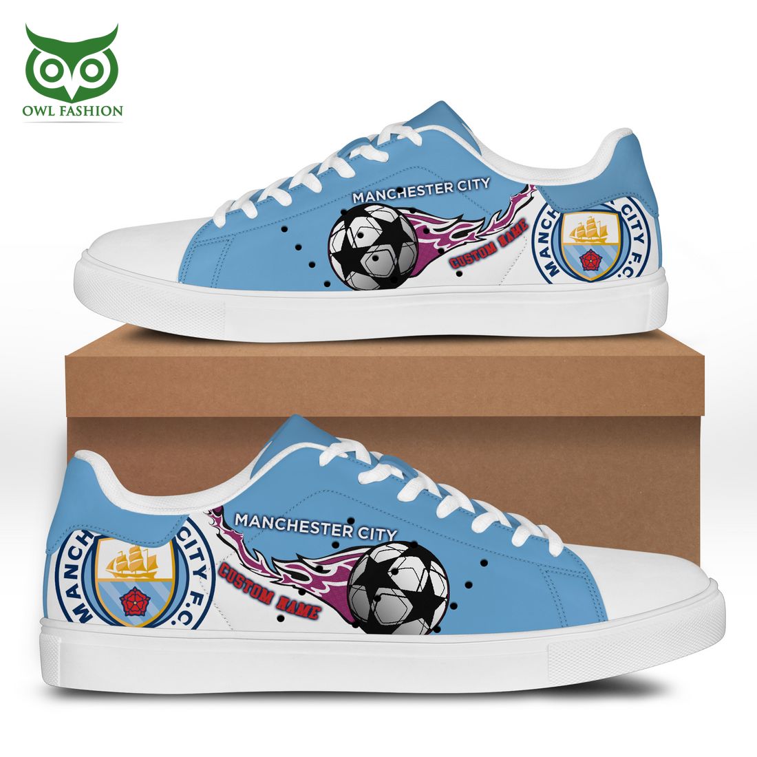 Custom Name Manchester City Champions League Stan - Adult & Kids T-Shirts, Sweatshirts & Hoodies apparel design preview 1