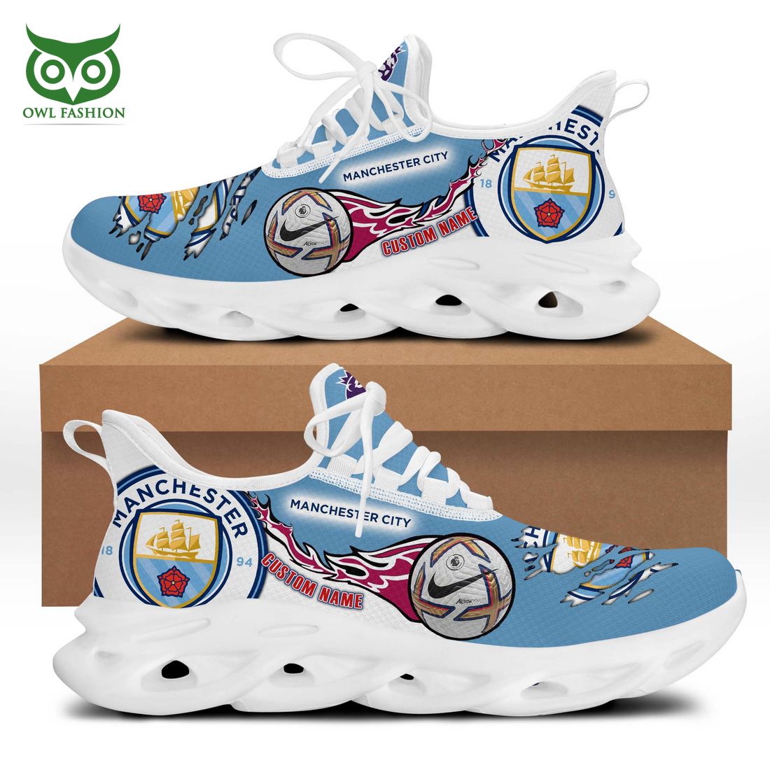 Custom Name Manchester City Champions Premier League - Adult & Kids T-Shirts, Sweatshirts & Hoodies apparel design preview 1