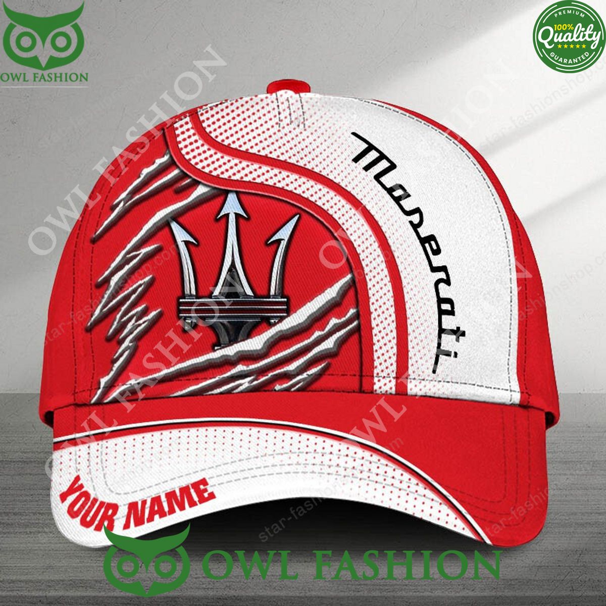 Custom Name Maserati Luxury Car Claw Scratches - Adult & Kids T-Shirts, Sweatshirts & Hoodies apparel design preview 1