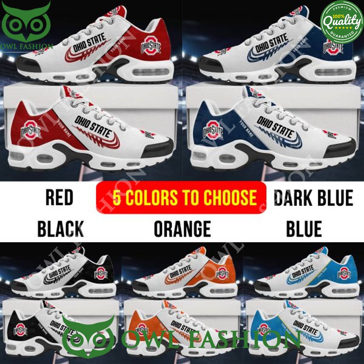 Custom name NCAA football team air max shoes - Adult & Kids T-Shirts, Sweatshirts & Hoodies apparel design preview 1