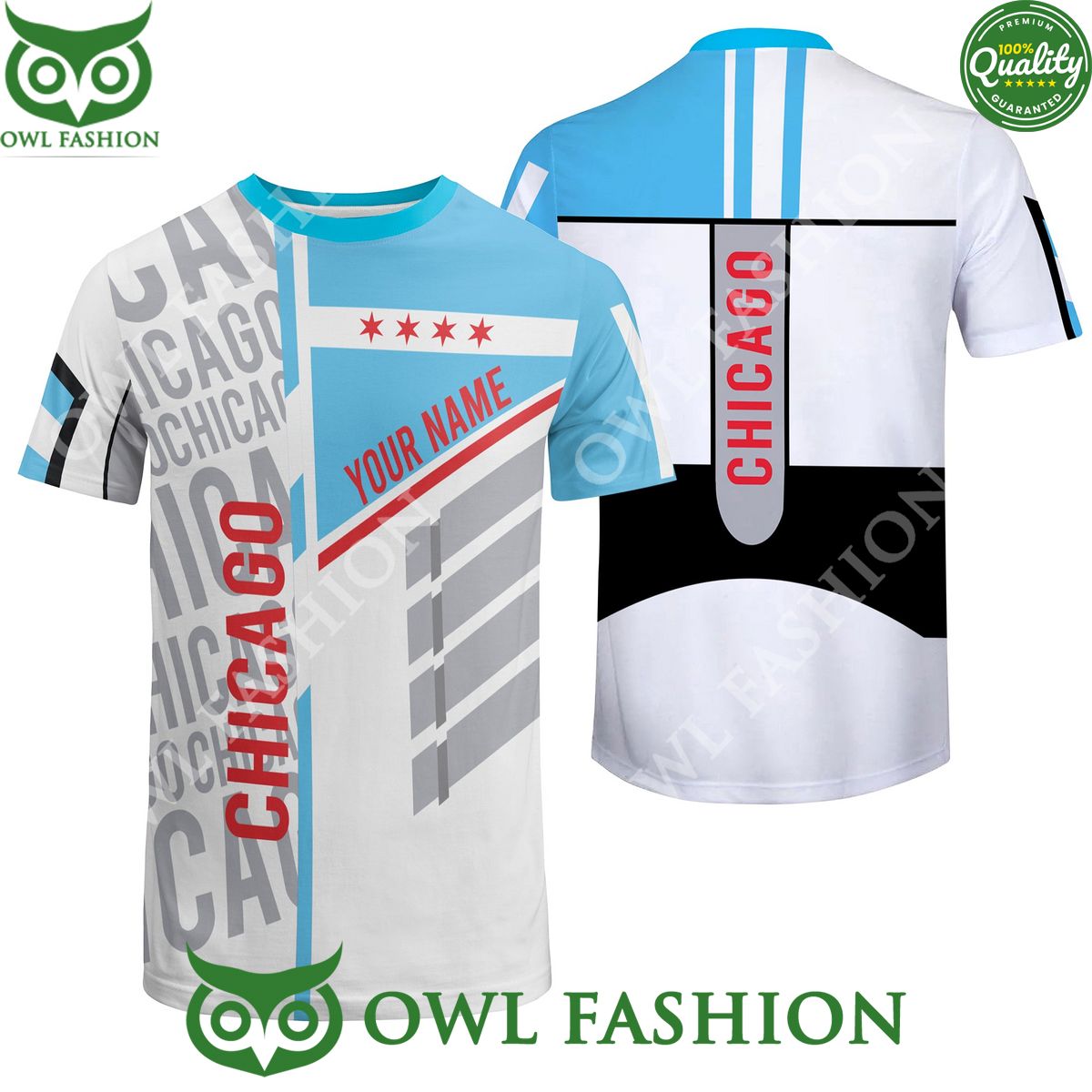 Customized Chicago Cycling USA - Adult & Kids T-Shirts, Sweatshirts & Hoodies apparel design preview 1
