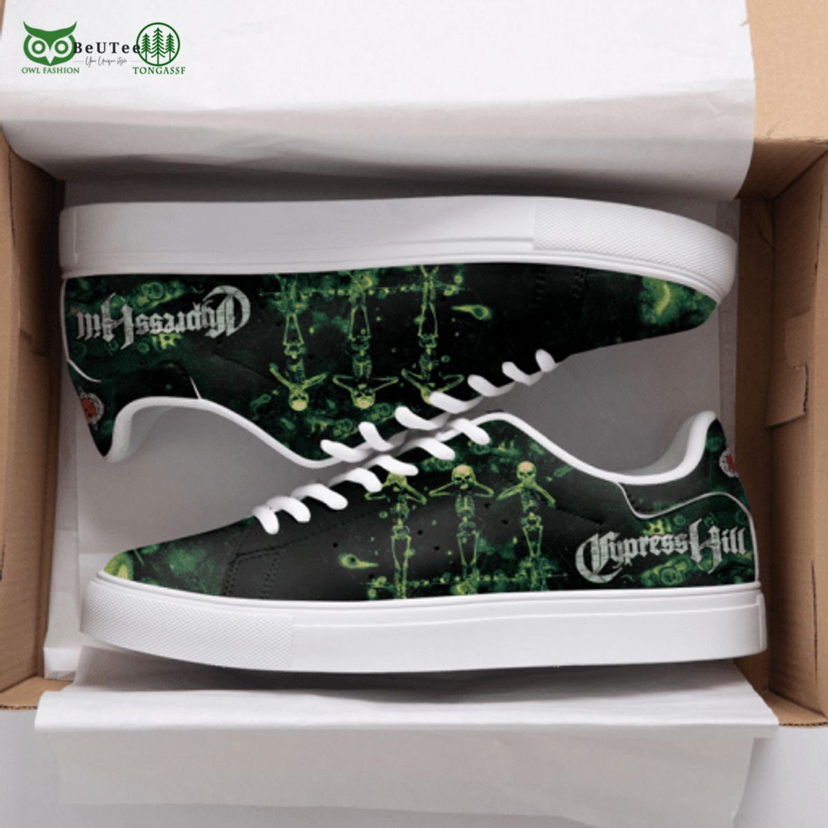 Cypress Hill Hiphop Group Green Stan Smith Shoes - Adult & Kids T-Shirts, Sweatshirts & Hoodies apparel design preview 1