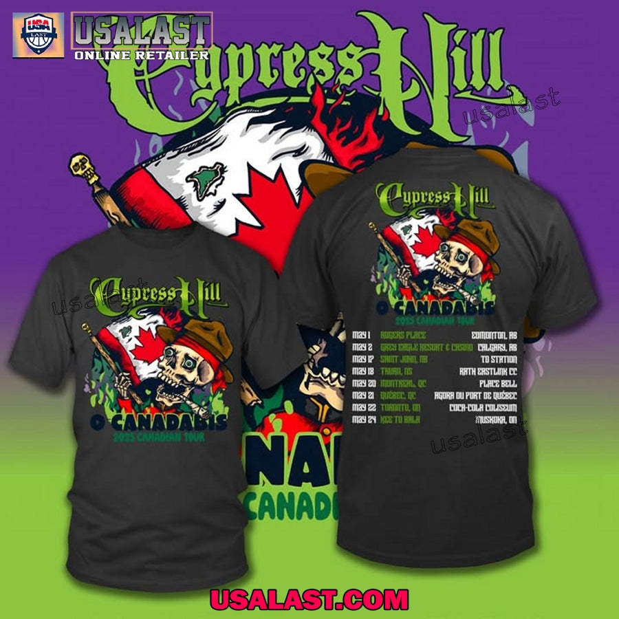 Cypress Hill O Canadabis 2025 Tour Casual - Adult & Kids T-Shirts, Sweatshirts & Hoodies apparel design preview 1