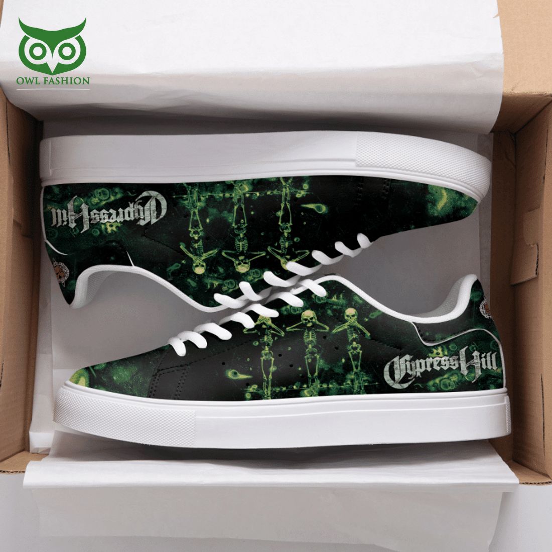 Cypress Hill Skull Dark 3D Printed Stan Smith Shoes - Adult & Kids T-Shirts, Sweatshirts & Hoodies apparel design preview 1