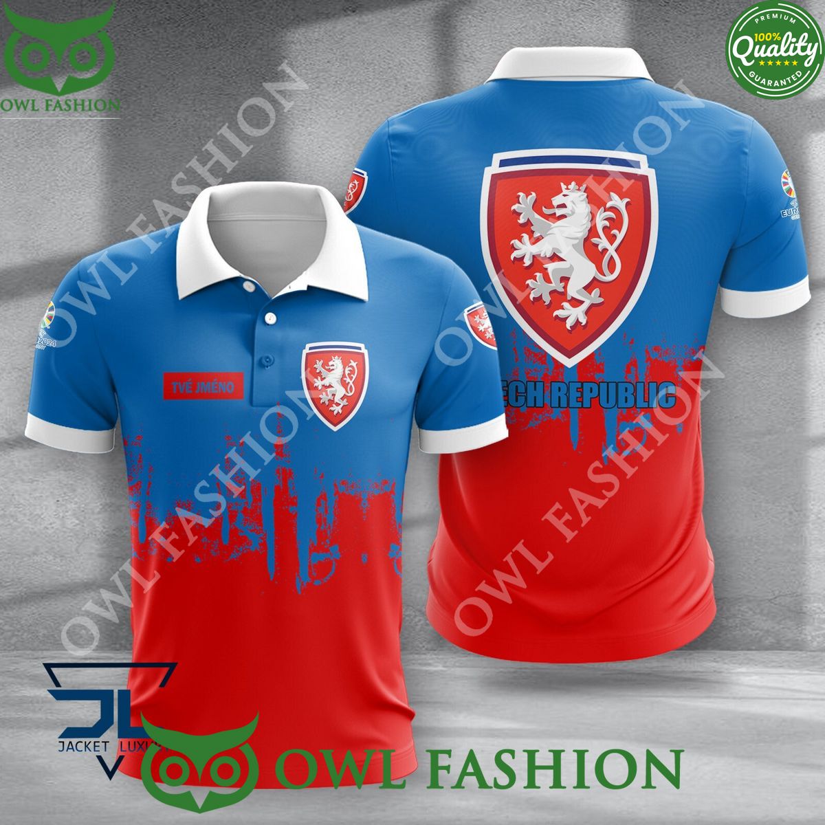 Czech Republic Football Champion UEFA Euro Customized - Adult & Kids T-Shirts, Sweatshirts & Hoodies apparel design preview 1