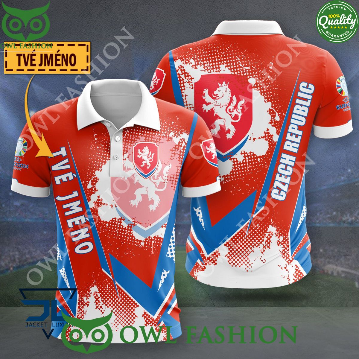 Czech Republic National Football Team Euro Customized - Adult & Kids T-Shirts, Sweatshirts & Hoodies apparel design preview 1